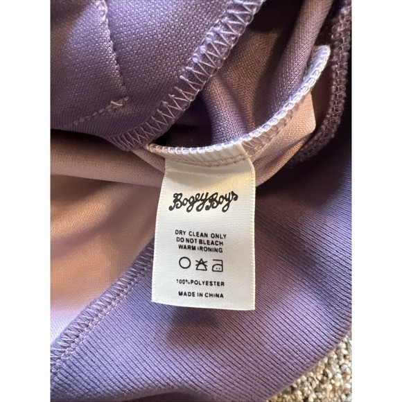 Bogey Boys Tracksuit Jacket Lavender Men Size Small NWOT Golf Polyester - Picture 8 of 10